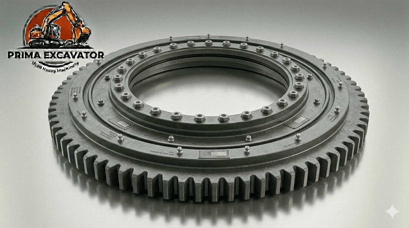 Excavator slewing ring swing bearing