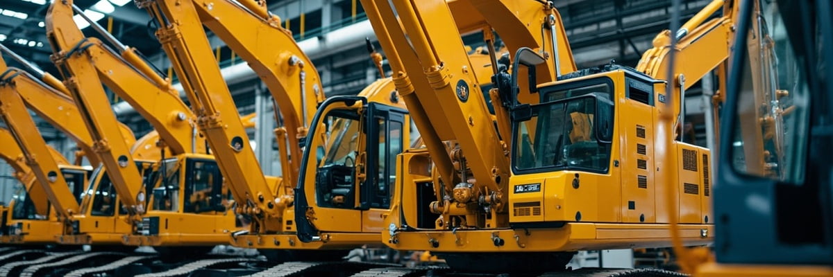 China excavator manufacturing factory