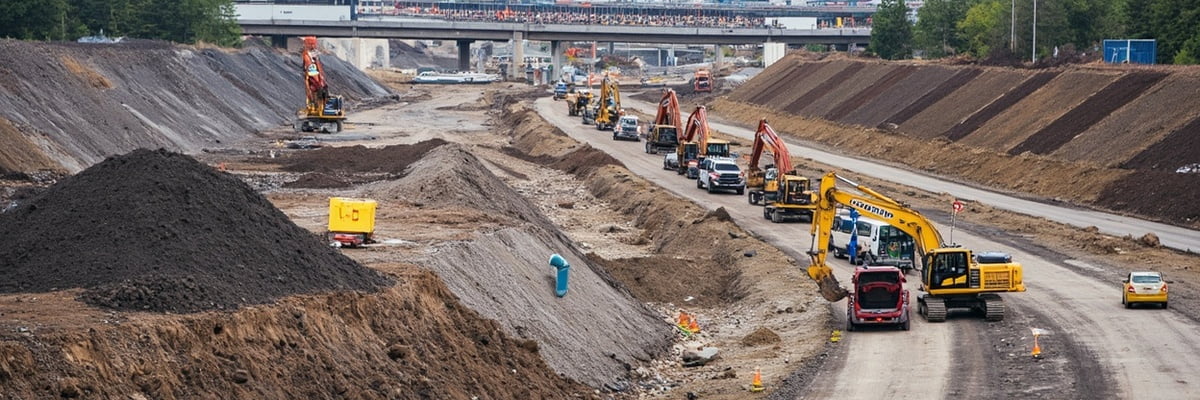 Construction equipment market Asia