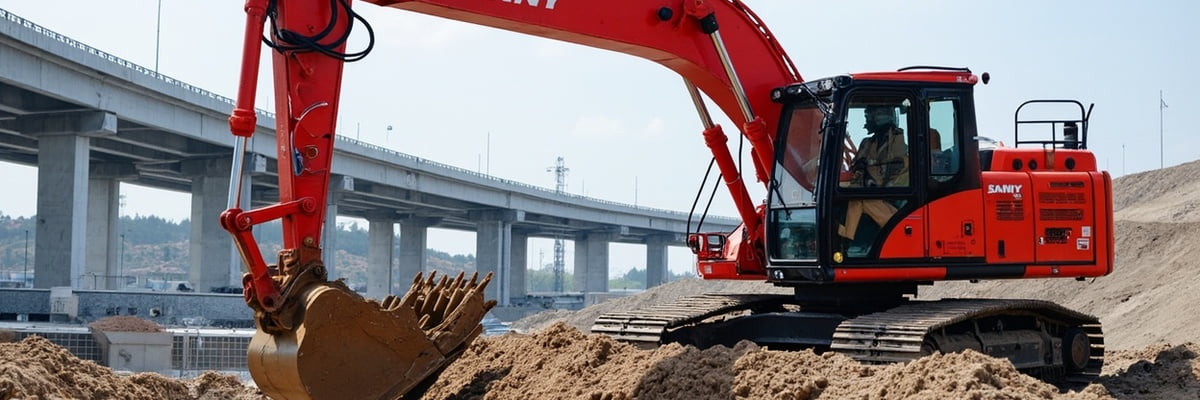 used excavator