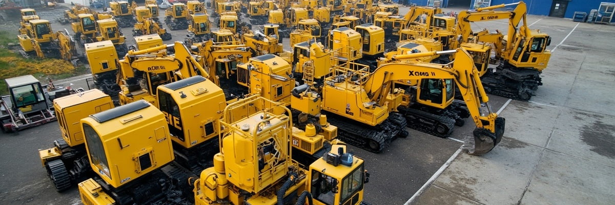 used excavator