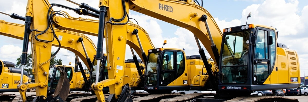 used excavator