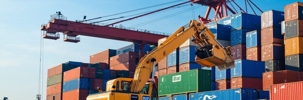 How to Transport a Used Excavator from China to Africa