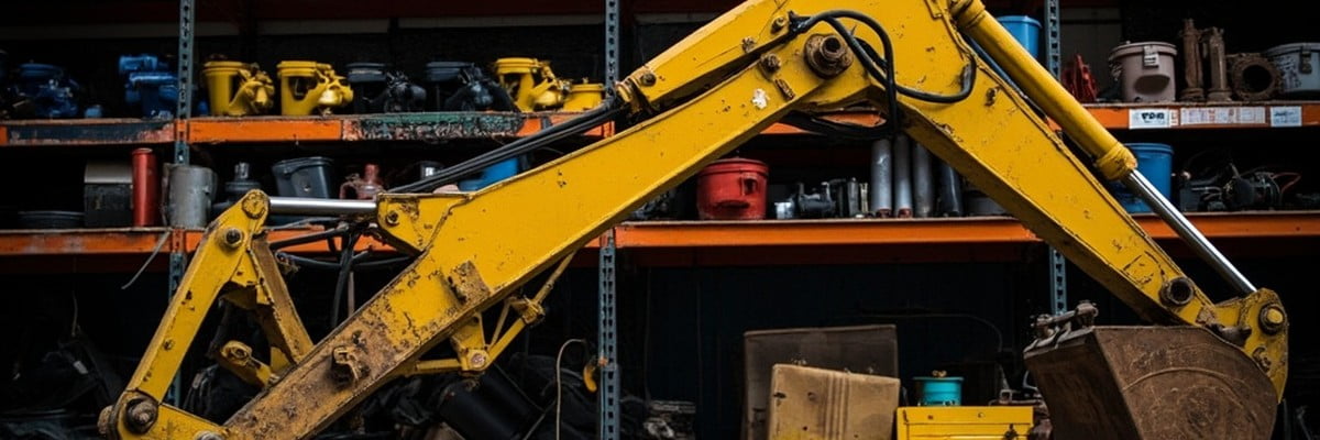 Spare Parts Warehouse - Excavator Maintenance Inventory