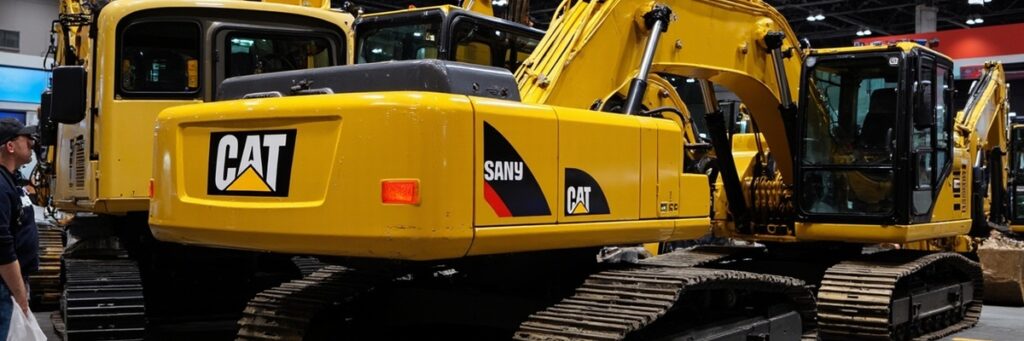 Caterpillar vs Komatsu vs SANY Excavators: Comprehensive Comparison