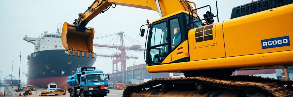 How to Ship Excavators from China: Container vs RORO Logistics Guide 2026