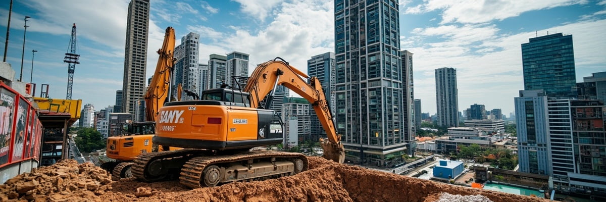 used excavator