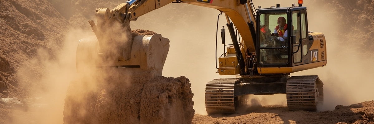 used excavator