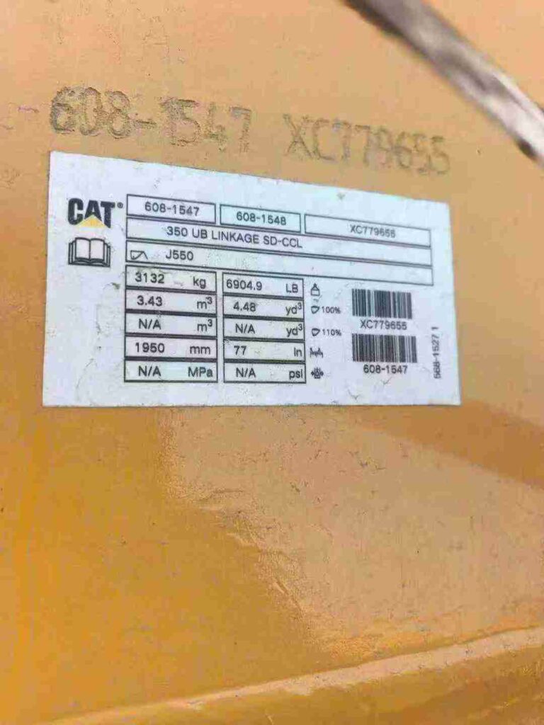 CAT operator cab 3.43m³