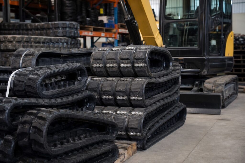 mini excavator rubber tracks sourcing evidence for Brazil buyers