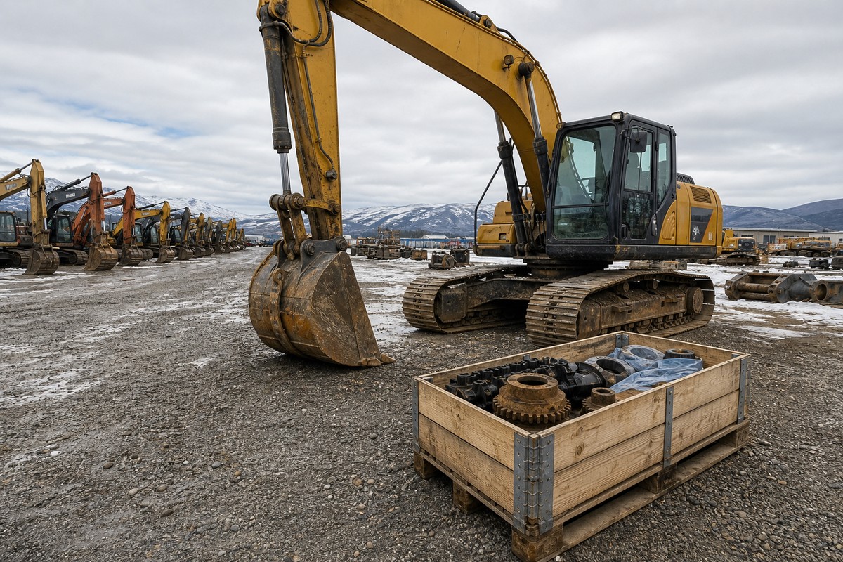 used excavator and spare parts sourcing for Canadian buyers