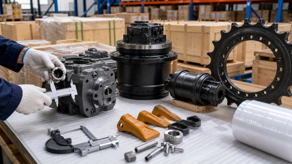Excavator parts supplier China inspection table