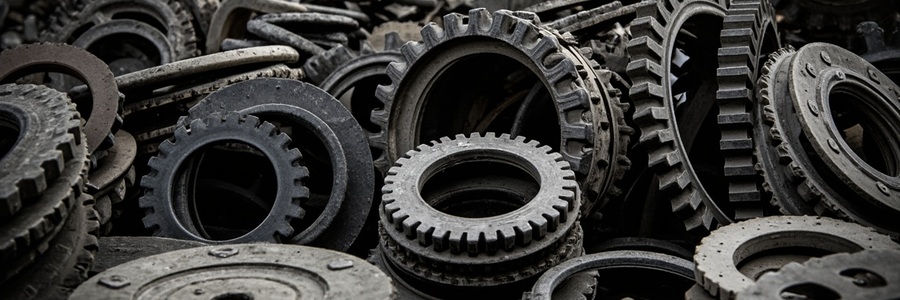 Excavator track rollers carrier rollers and undercarriage parts grouped by type