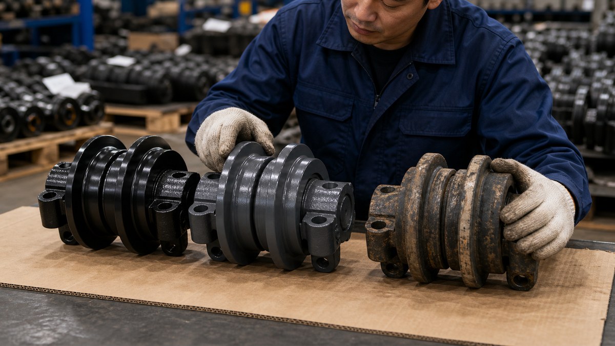 excavator track roller quality grade comparison
