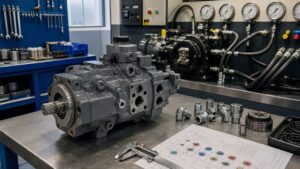 Hitachi excavator hydraulic pump buyer guide test bench