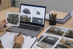 File penawaran spare part excavator dari China untuk pembeli Indonesia