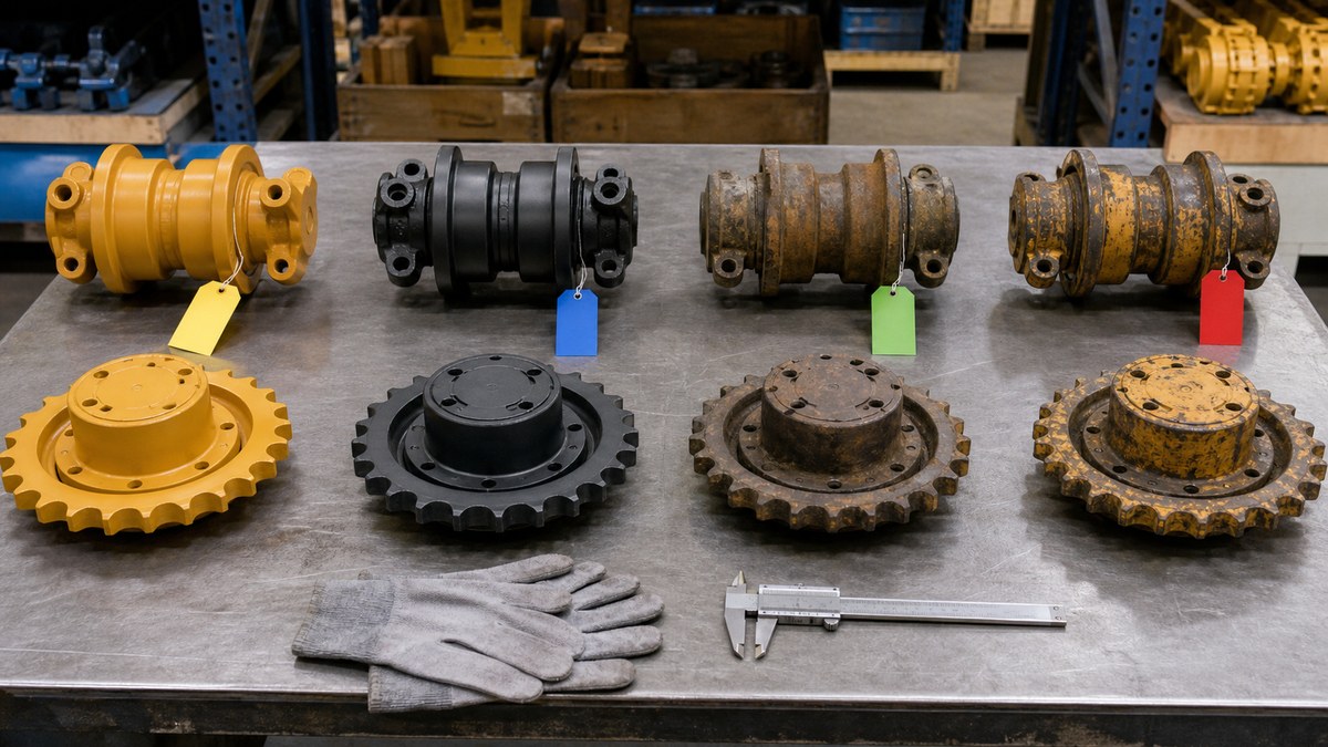 OEM aftermarket used and rebuilt excavator parts comparison