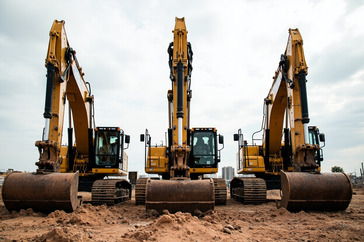 CAT vs Komatsu vs SANY: How to Choose the Right Excavator Brand for Your Project