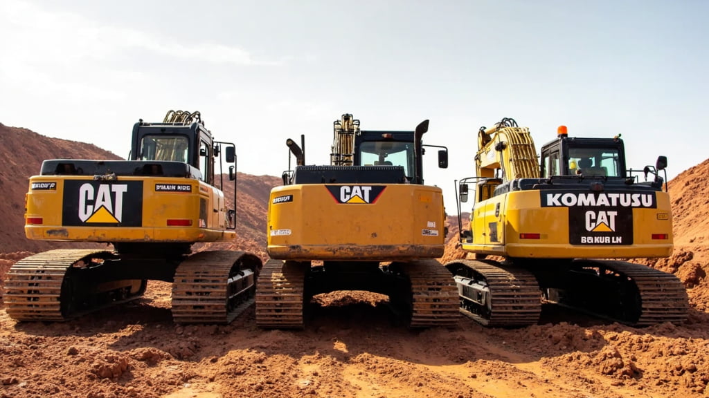 Fuel Consumption and Operating Costs: CAT vs Komatsu vs SANY Excavators in 2026
