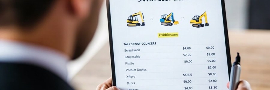 Fuel consumption comparison between Caterpillar, Komatsu and SANY excavators with operating cost analysis - section 4