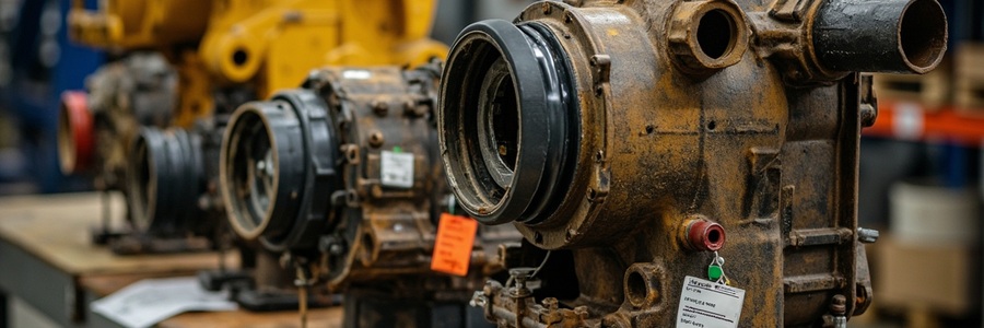 OEM aftermarket used and rebuilt excavator undercarriage parts compared before order