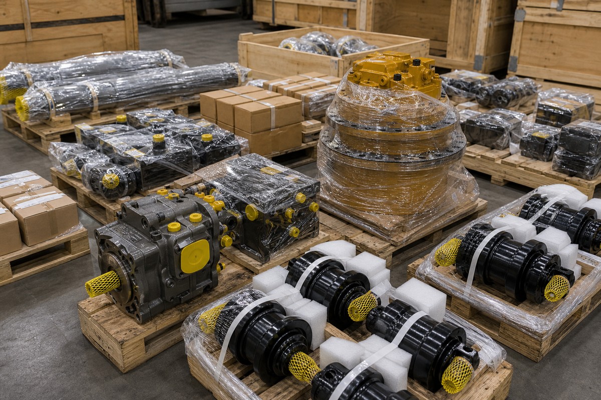 SANY excavator spare parts export packing preparation