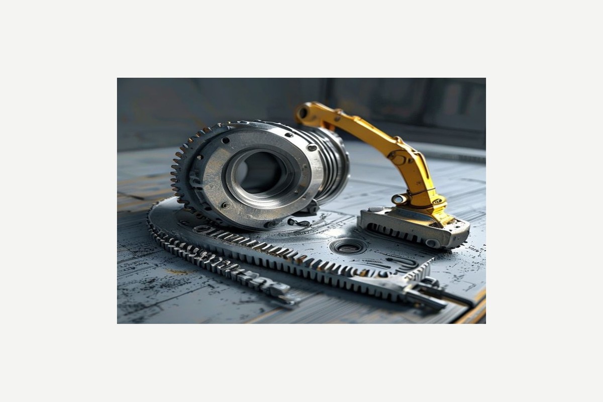excavator sprocket segment type bolt pattern and hub measurement