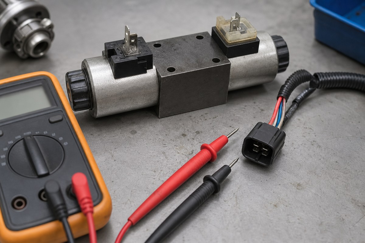 Solenoid valve dan konektor dicek sebelum pengiriman dari China
