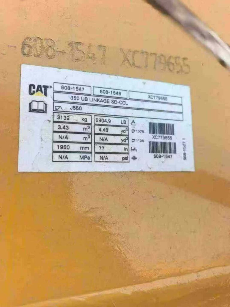 CAT 349 Excavator Bucket spare parts photo 5