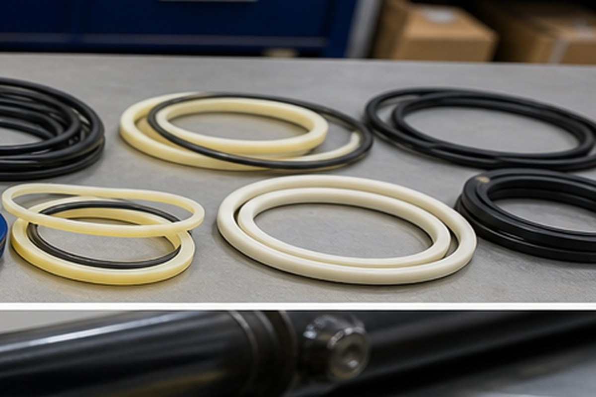 Excavator seal kit rod and bore measurement check