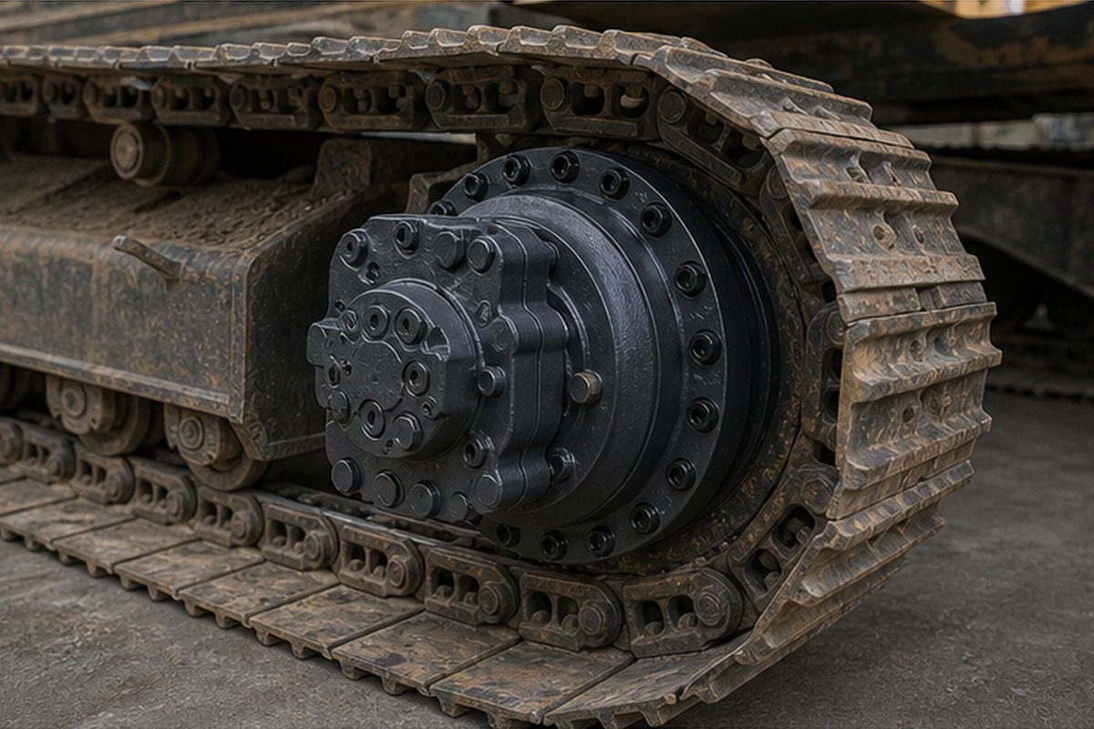 Final drive pada undercarriage excavator