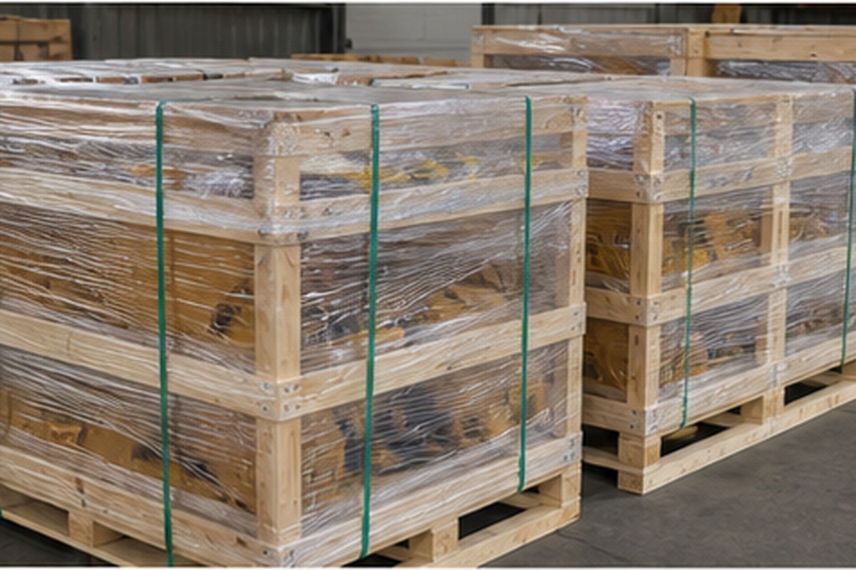 Heavy equipment parts shipping proof before export