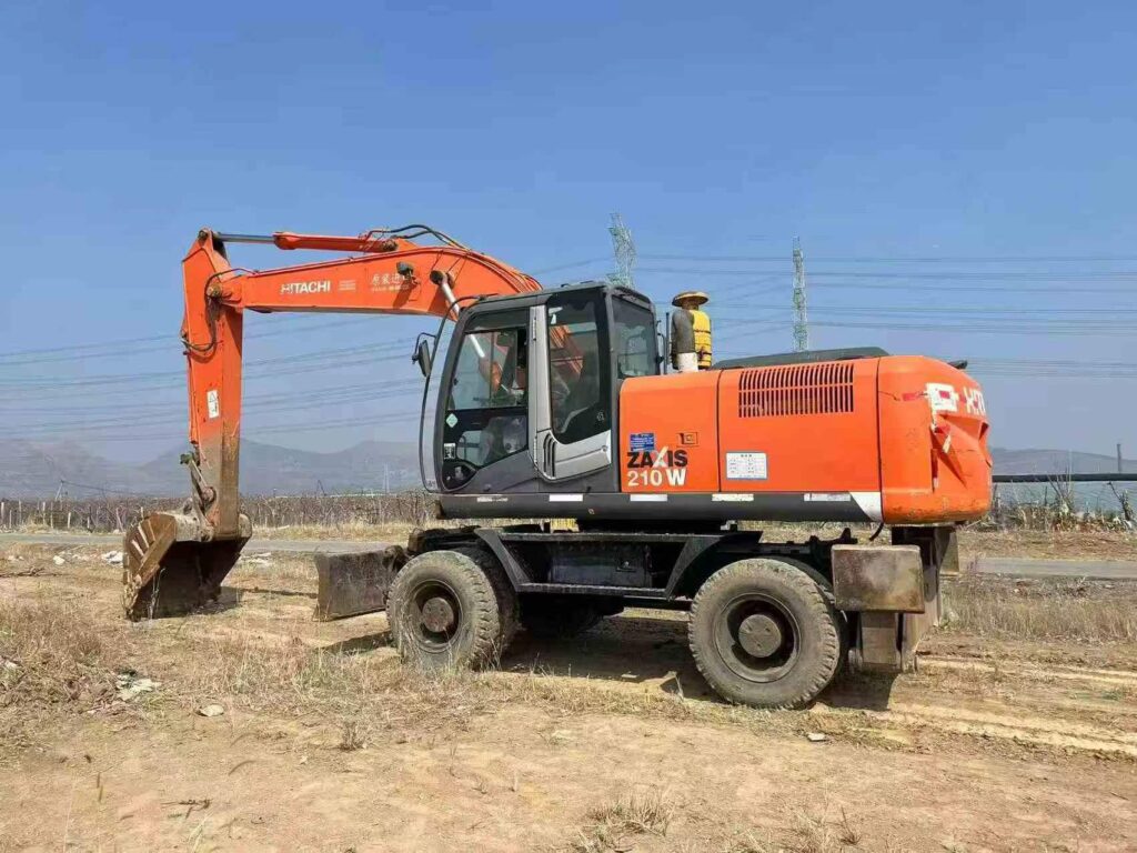 HITACHI ZX210W used excavator photo 2