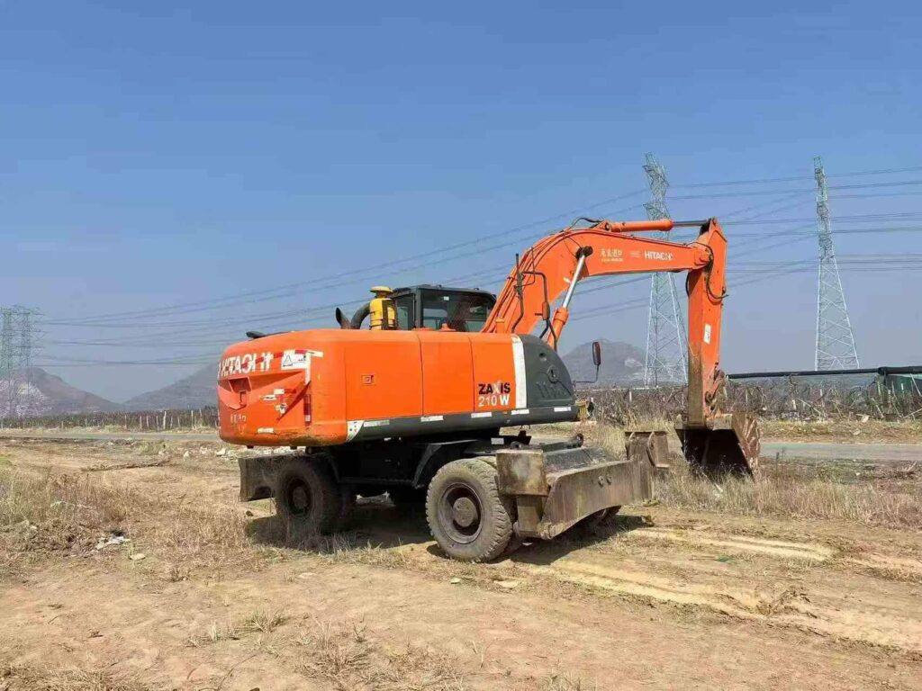 HITACHI ZX210W used excavator photo 3