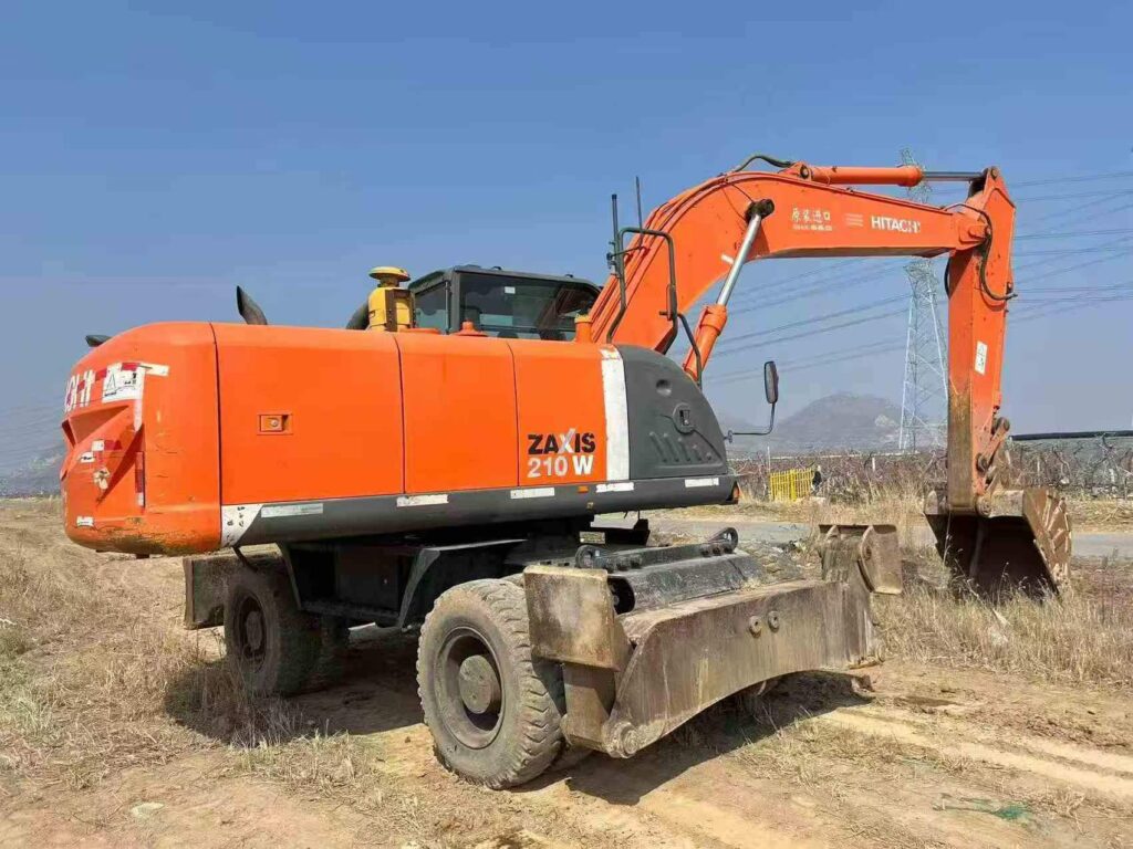 HITACHI ZX210W used excavator photo 4