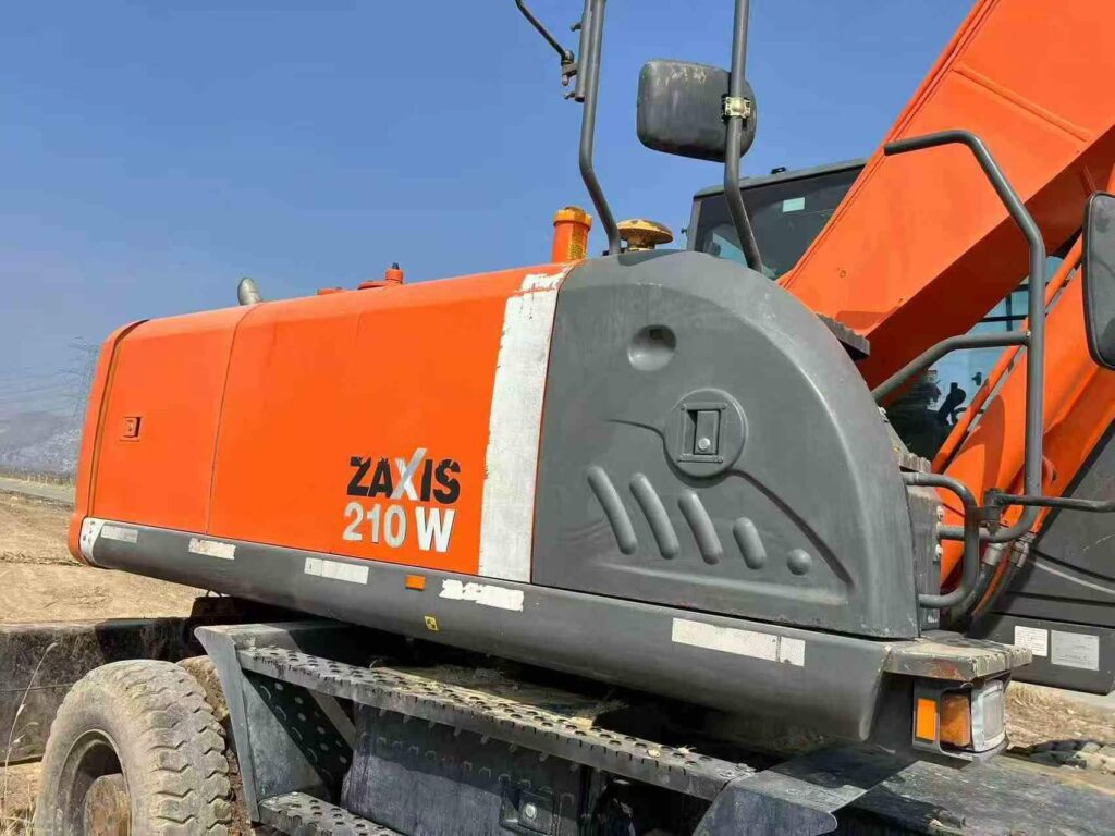 HITACHI ZX210W used excavator photo 4