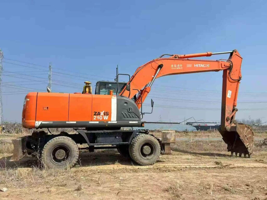 HITACHI ZX210W used excavator photo 8