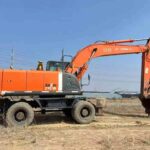 HITACHI ZX210W used excavator photo 8