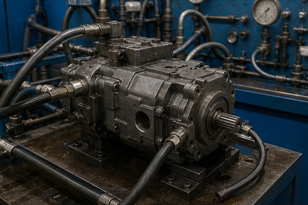 Hydraulic pump condition and test evidence