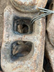 KOMATSU 450 Track Chain Assembly spare parts photo 1