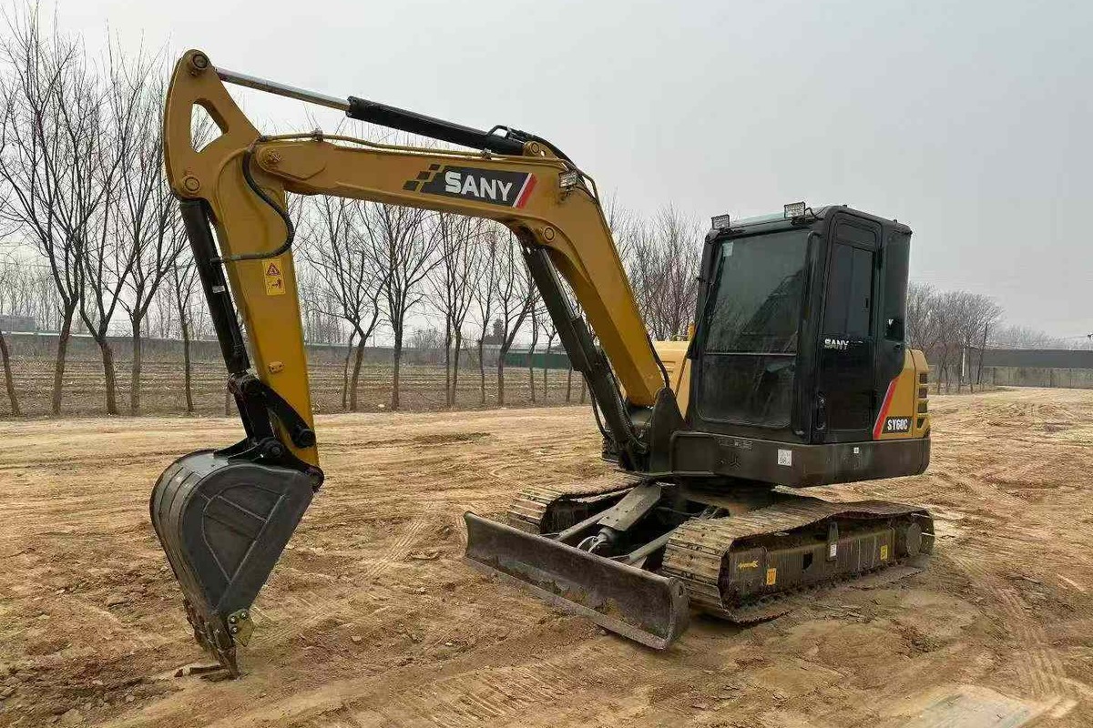SANY SY60C side condition photo for buyer comparison