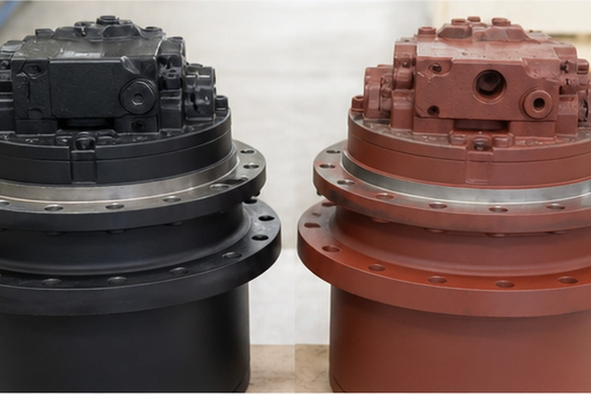 Hydraulic pump port layout and shaft check for SANY excavator parts
