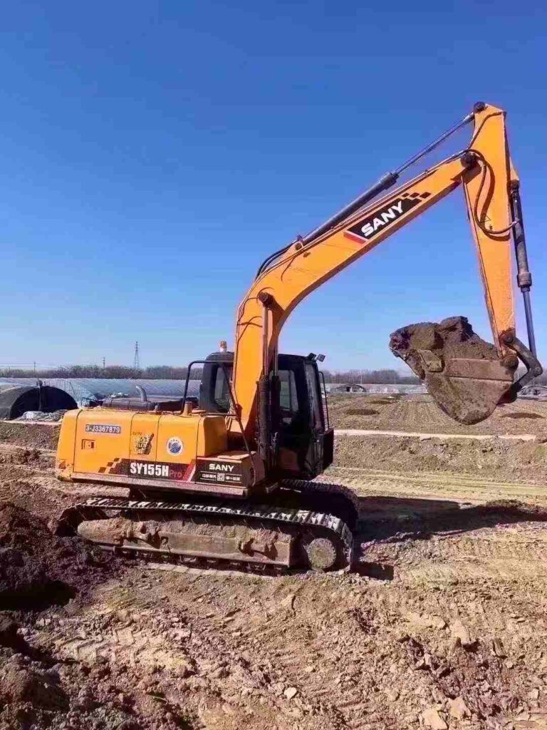 SANY SY155 used excavator photo 2