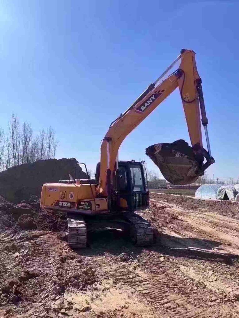 SANY SY155 used excavator photo 3