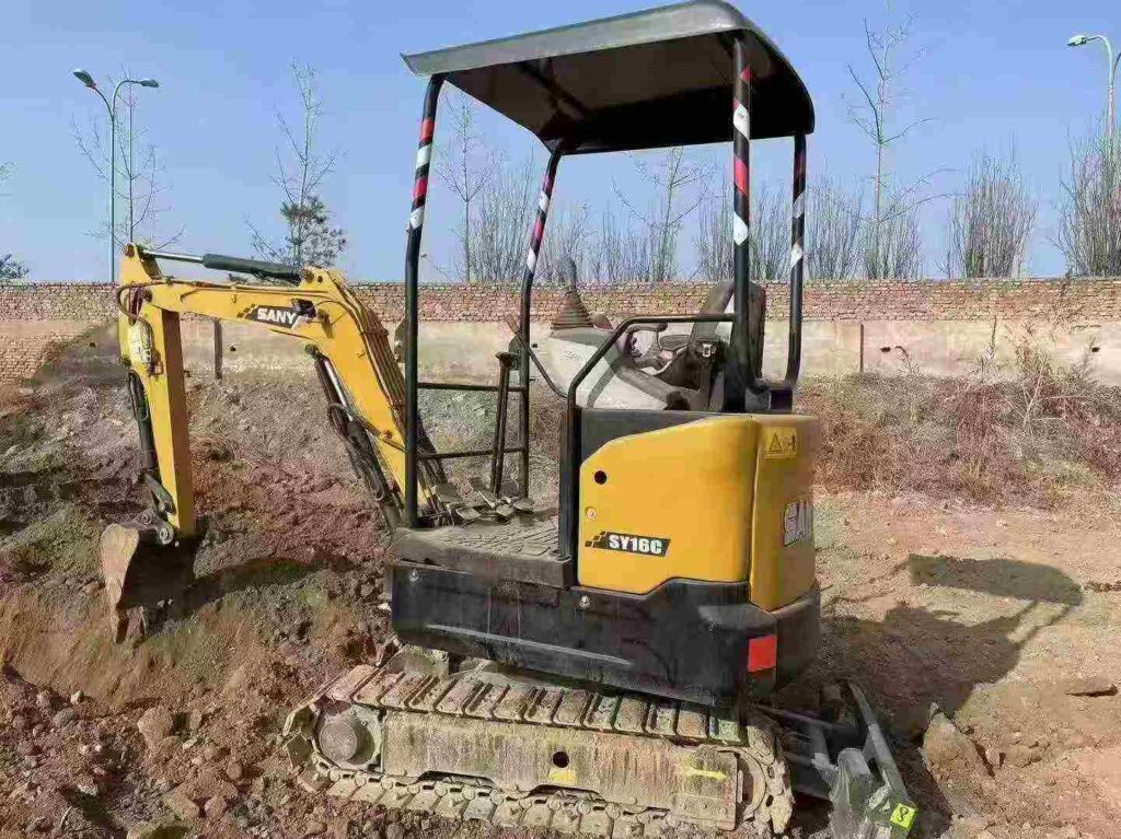 SANY SY16C used excavator photo 2