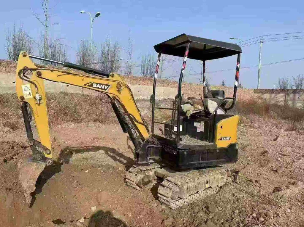 SANY SY16C used excavator photo 3