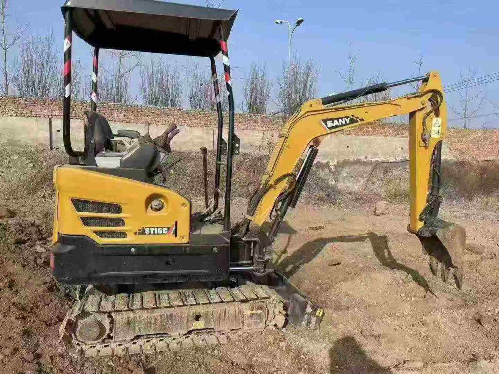 SANY SY16C used excavator photo 4