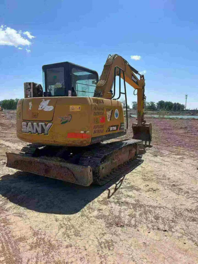 SANY SY75 used excavator photo 7