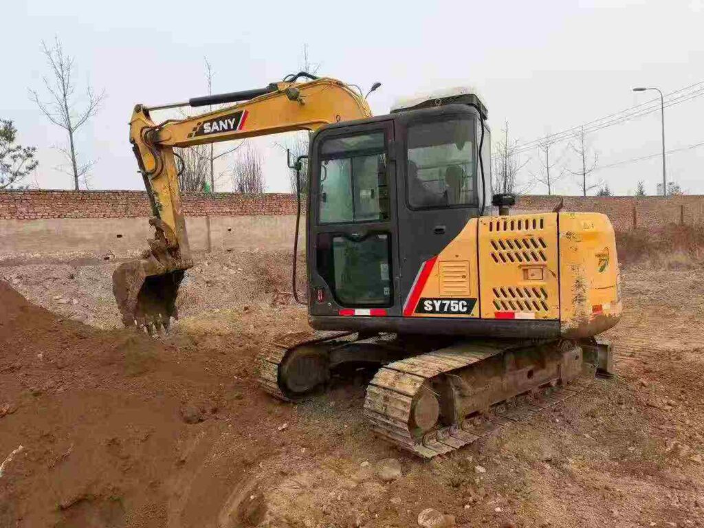SANY SY75-9 used excavator photo 2