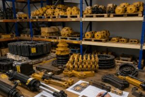 Repuestos compatibles para excavadora revisados en almacen